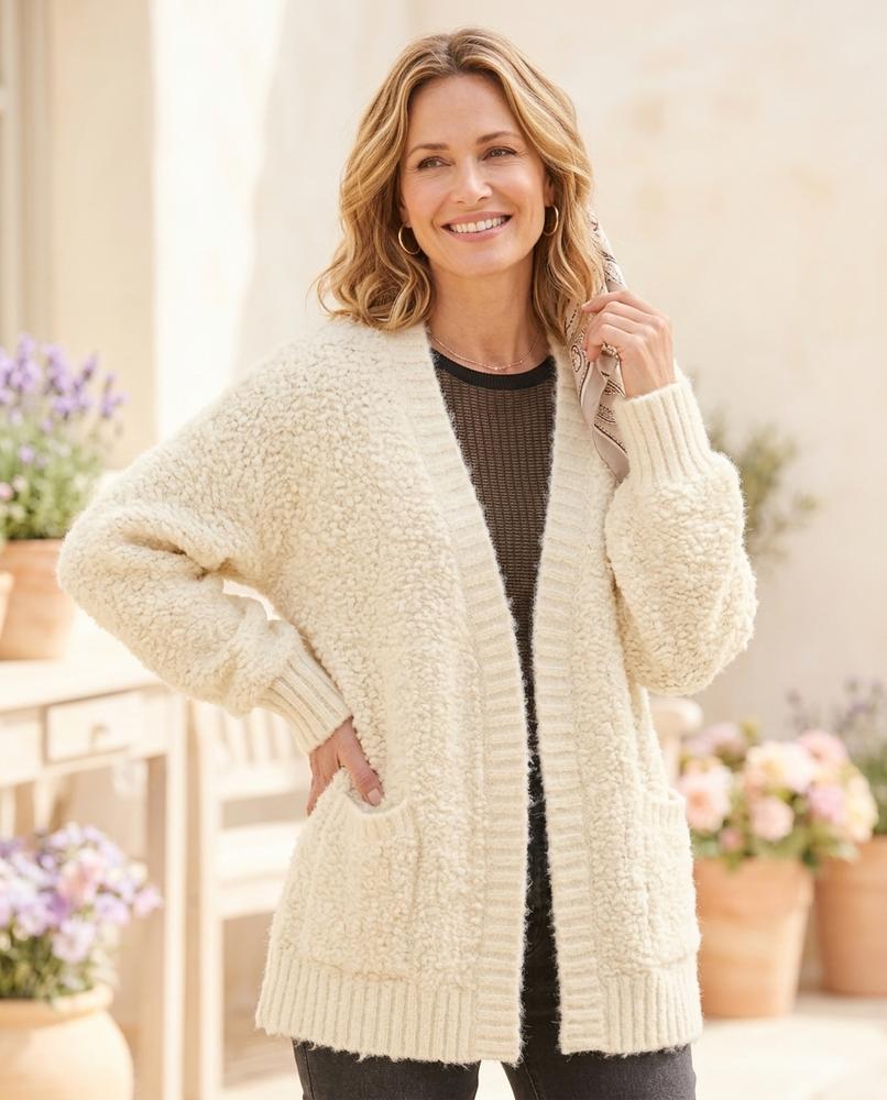 Witt Mode - Aedon | Strukturiert Verschlusslos Cardigan Damen