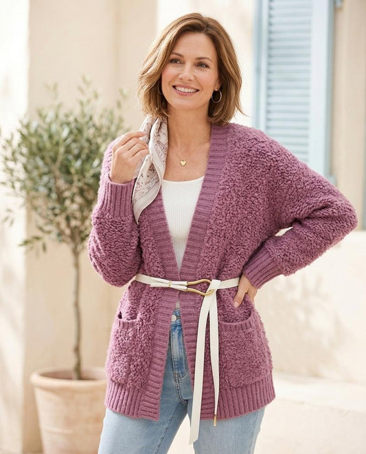 Witt Mode - Aedon | Strukturiert Verschlusslos Cardigan Damen